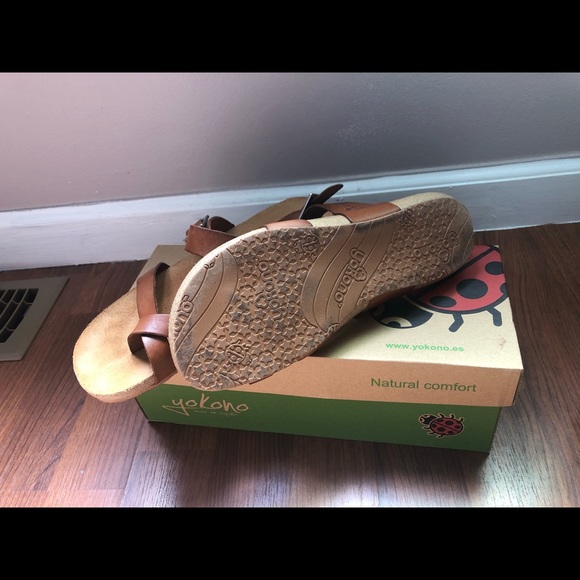 Yokono brown Sandal very good cheap like new - Picture 2 of 4
